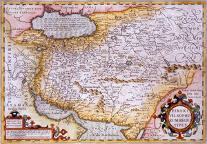 Map of Persia, 1638